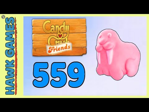 Candy Crush Friends Level 559 (Animals mode) - 3 Stars Walkthrough, No Boosters