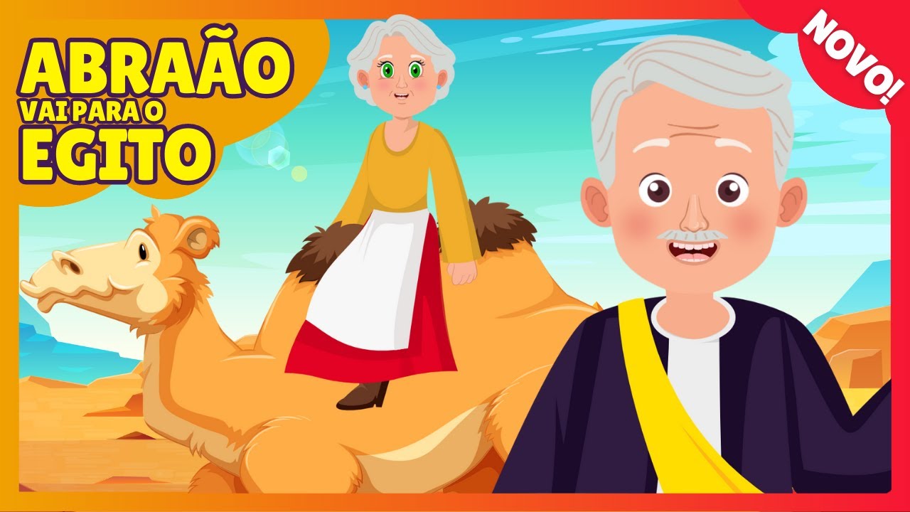 ABRAÃO VAI PARA O EGITO | GÊNESIS 12 | HISTÓRIA BÍBLICA INFANTIL LEGENDADA | MINHA BÍBLIA EU VOU LER