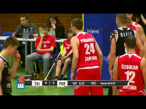ABA Liga 2015/16, Round 24 match: Tajfun - Partizan NIS (14.2.2016)