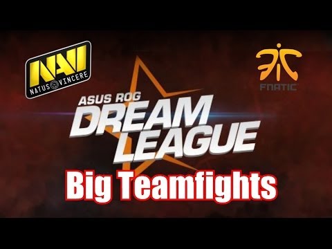 Big teamfights by Na´Vi vs Fnatic.eu | Dota 2 DreamLeague Highlights