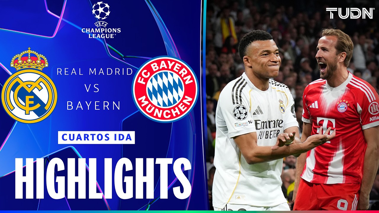 HIGHLIGHTS - Real Madrid vs Bayern Múnich | UEFA Champions League - Cuartos de Final - Ida 2025-26 |
