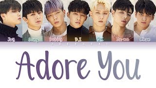 iKON (아이콘) - Adore You (좋아해요) (Color Coded Lyrics Eng/Rom/Han/가사)