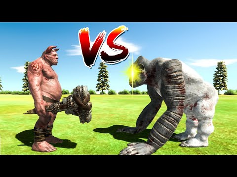 GORO THE GIANT ARMY vs OGRE LORD ARMY - Animal Revolt Battle Simulator