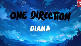 One Direction - Diana LYRICS (Midnight Memories Album)
