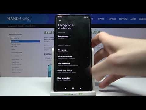 How to Clear Credentials in XIAOMI Redmi K30 Pro – Remove All Licences