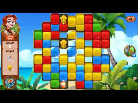 Lost Island Blast Adventure Level 576 - No Boosters