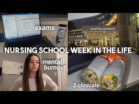 NURSING SCHOOL WEEK IN THE LIFE | a rough week, mental breakdown, 3 clinicals, exam