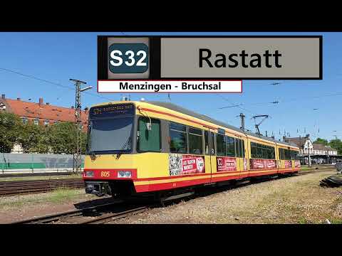 AVG Führerstandsmitfahrt Menzingen - Bruchsal