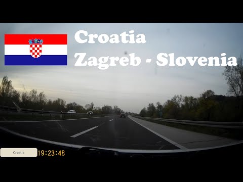 Driving in Croatia - Zagreb to Slovenia Border (E59 Highway)