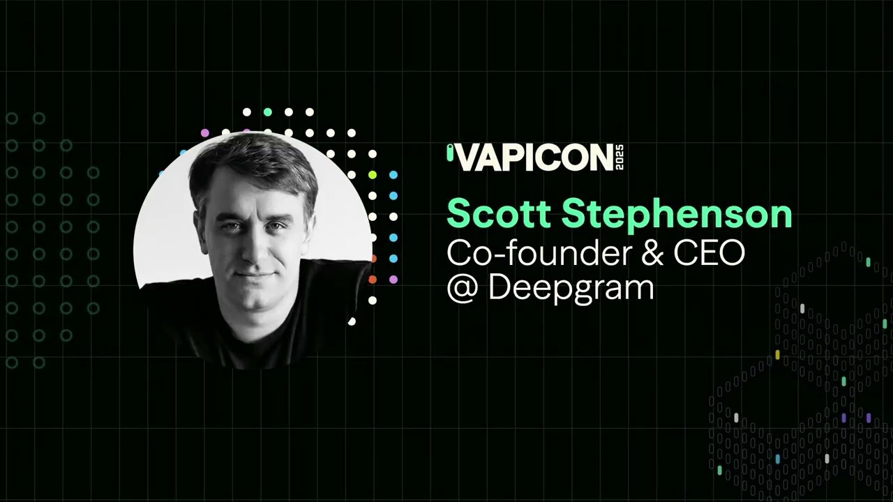 Deepgram CEO Scott Stephenson: The Audio Turing Test & the Future of Voice AI | Vapicon 2025 Keynote