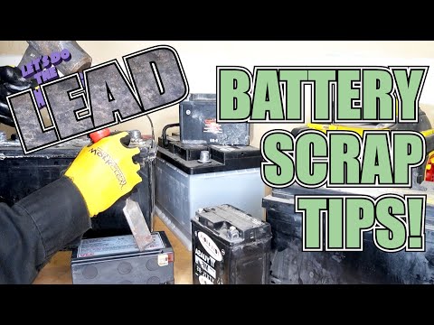 Battery Scrapping - Finding Lead - Scrap Metal For Beginners Tips and Tricks!