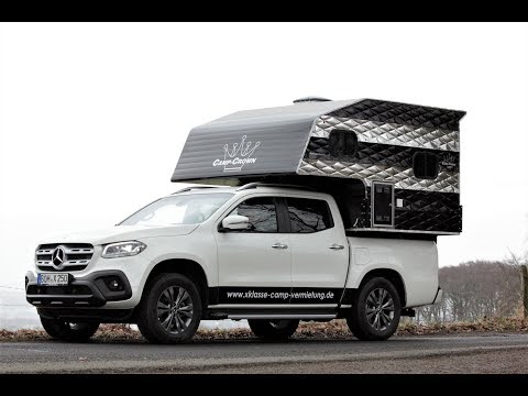 Wohnkabine Camp-Crown Retreat Classic - schwarz - passt auf X-Klasse Mercedes