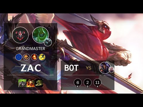 Zac Bot vs Draven - EUW Grandmaster Patch 10.15