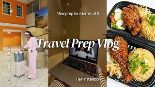 This Trip Better Be Worth It | Brumese Hair Install Ft @UlaHair | Meal Prep | Glow Up| New Luggage