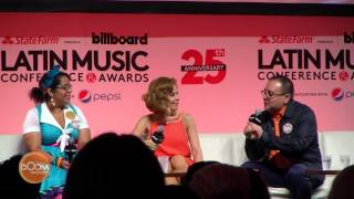 Gloria Trevi, Leslie Grace, La Marisoul &amp; Kat Dhalia en el Divas Panel