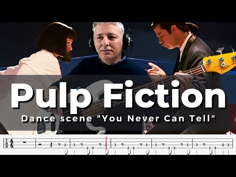 You Never Can Tell - Pulp Fiction Dance Scene (Bass Cover) + TABS