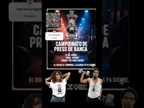 2do Torneo que vamos a colaborar como canal patrocinador. CUETO Holguín CUBA #gym#motivation #music