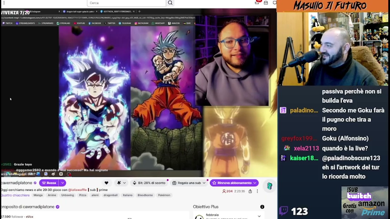 Litigo con Caverna di Scammone , Fan occasionale di Dragon Ball