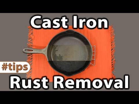 鋳鉄のサビ取り｜コツ｜穴居人ケト (Cast Iron Rust Removal | Tips | Caveman Keto)