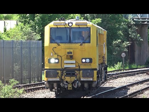 DR98008 Switches & Crossings Inspection Unit, 3Z07 @ Andover - 14/6/21