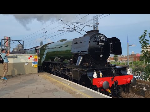 LNER A3 60103 Flying Scotsman Passes Willesden Junction On An ECS Movement To London King's Cross