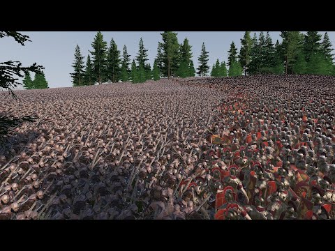 300,000 Roman Generals Defend Valley vs 3 Million Orcs Ultimate Epic Battle Simulator 2