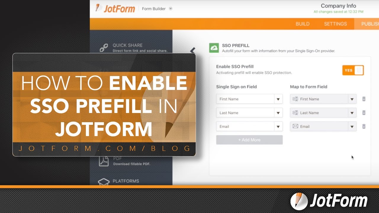 SSO Prefill in JotForm