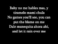 Pitbull Feat.Marc Anthony - Rain Over Me (lyrics) + ...