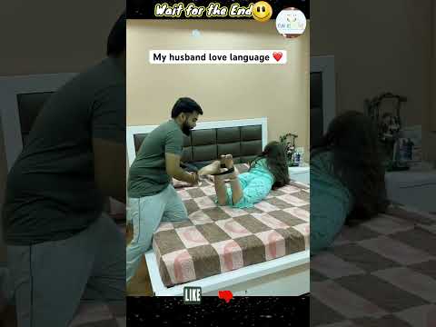 Romantic tickling Challenge: Husband's Love Language to Surprise Wife | reaction | #shorts