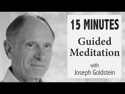 15 Minute Guided Meditation with Joseph Goldstein