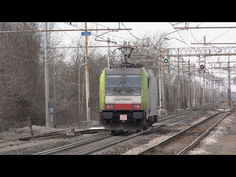 2019-01-03 I treni della Milano Bologna (linea tradizionale) 3/7 - Castelguelfo