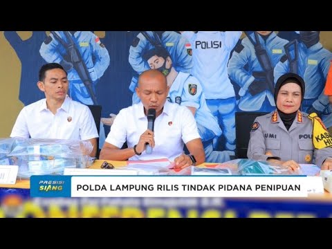 POLDA LAMPUNG TANGKAP PELAKU PENGGELAPAN UANG PETANI KOPI HINGGA RP10 MILIAR