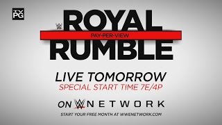 Don&#39;t miss WWE Royal Rumble 2017 - Live tomorrow