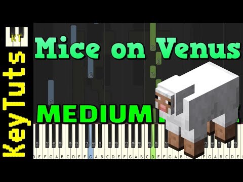 Mice on Venus from Minecraft - Medium Mode [Piano Tutorial] (Synthesis)