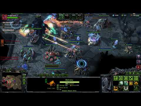 [SC2 Co-op] Oblivion Express Dehaka All Clear Solo in 14:57 (Brutal Difficulty)