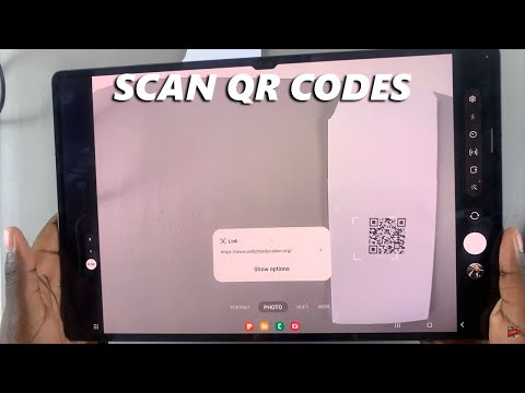 How To Scan QR Codes On Samsung Galaxy Tab S9 / S9 Ultra