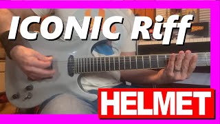 How to Play The In the Meantime Guitar Riff | HELMET