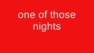 One Of Those Nights-Lisa Brokop