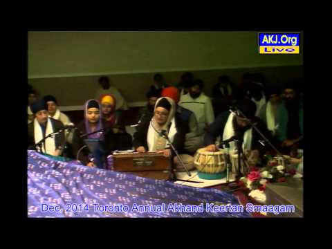 039 Toronto Dec. 2014 Smaagam - Thursday Morning Keertan - B. Balmeet Kaur Jee Toronto