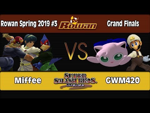 Rowan Spring 2019 #3: GWM420 (Falcon, Marth, Falco) Vs. Miffee (Puff, Luigi) - Grand Finals