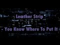 Leæther Strip - You Know Where To Put It (Lyrics Video)