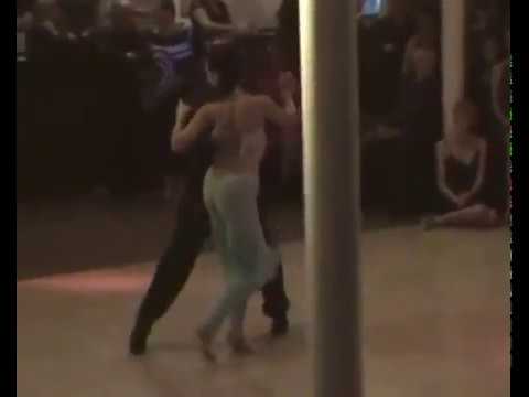  Juan Carlos Martinez  and  Nora Witanowsky  are  dancing  at  Pasqua Tango Festival  in  2016