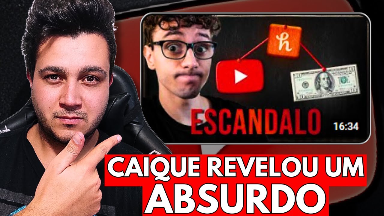 CAIQUE ESCOLA PARA YOUTUBERS Mostrou o que faz criadores perderem MILHÕES em monetização!