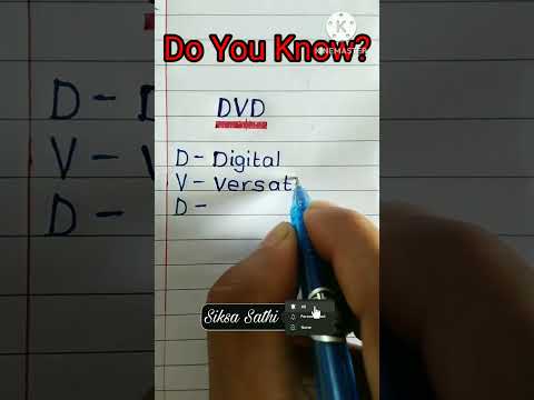 DVD full form | DVD | Full Form Of DVD | Siksa Sathi