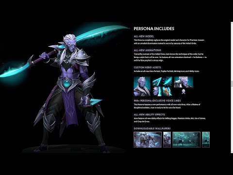 PHANTOM ASSASSIN PERSONA | DOTA 2 | #shorts