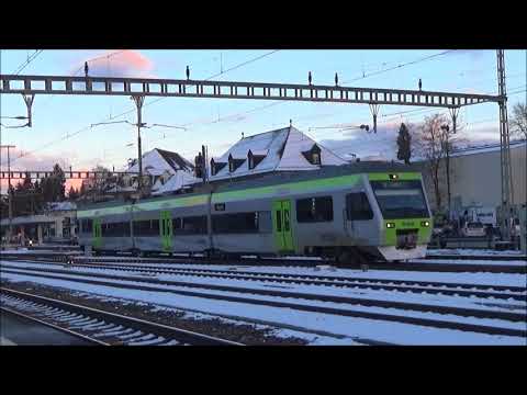 Trafic ferroviaire à Langenthal/Bahnverkehr in Langenthal