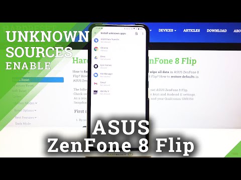 How to Enable Unknown Sources in ASUS ZenFone 8 Flip – Allow App Installation