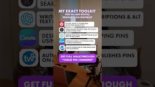 My Exact Pinterest Toolkit for Digital Products