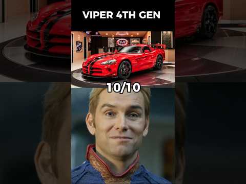 Ranking Dodge Viper All Generations #dodgeviper