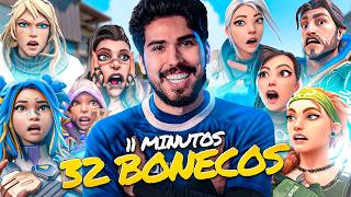 11 MINUTOS DO ASPAS QUEBRANDO 32 BONECOS !!!